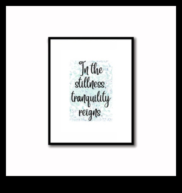 Ήρεμοι στοχασμοί: Σχεδιάζοντας την ουσία της ακινησίας