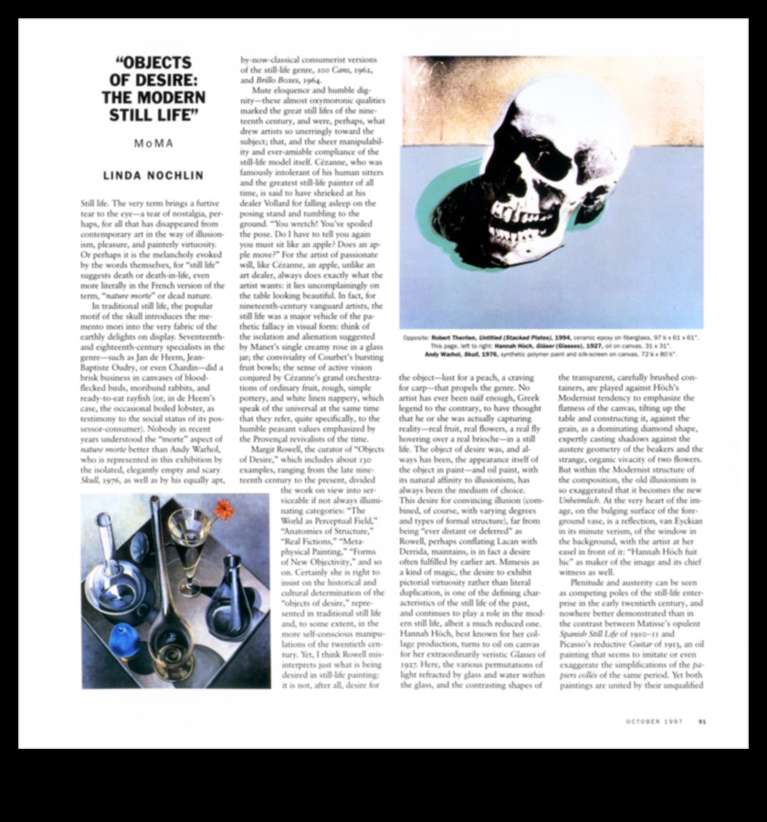 Αντικείμενα επιθυμίας: Ζωγραφίζοντας νεκρή φύση με πρόθεση