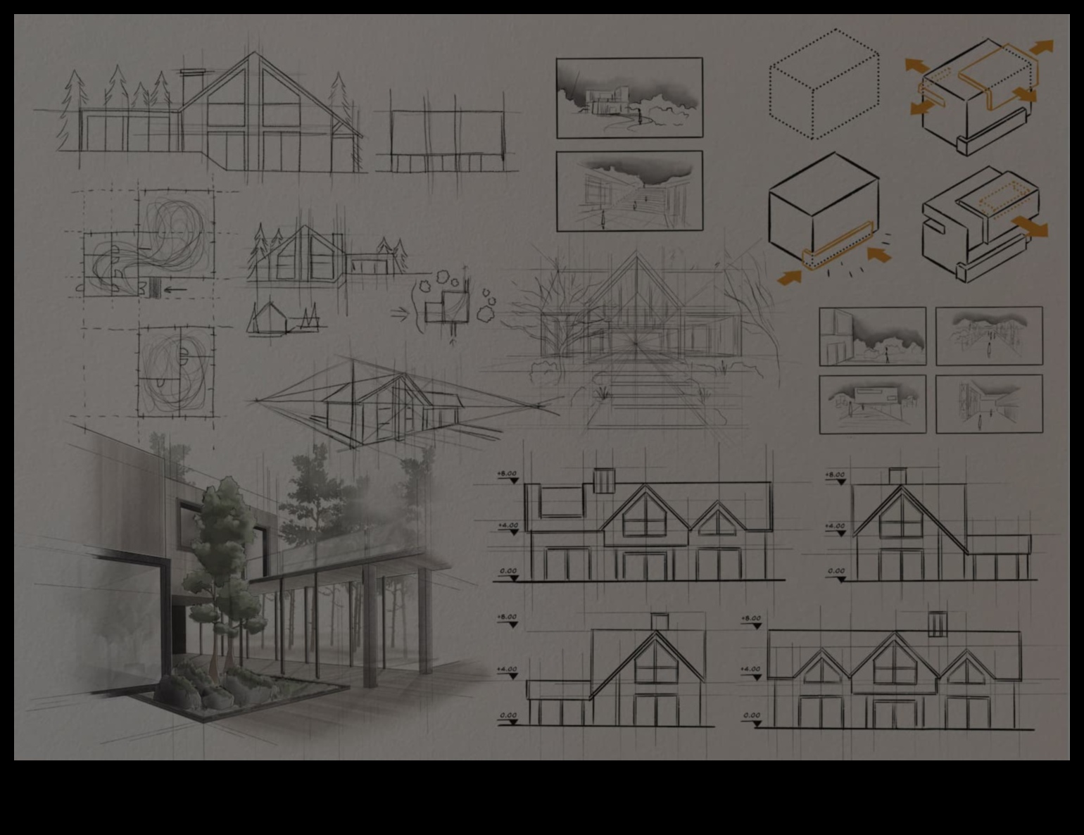 Αρχιτεκτονικά σκίτσα που μεταφέρουν την ουσία των κτιρίων 4 Αρχιτεκτονικά Σκίτσα: Μεταφορά της Ουσίας των Κτιρίων