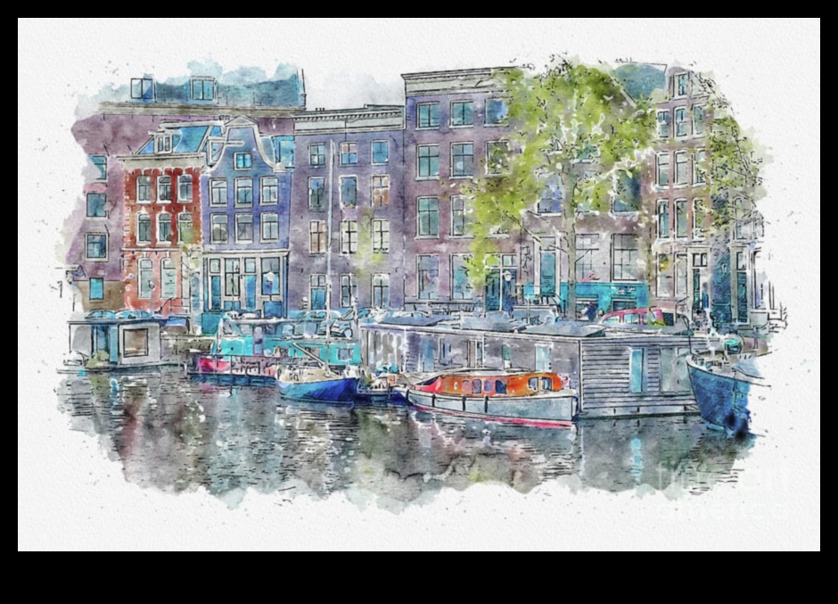 Αρχιτεκτονικές αντανακλάσεις Σχεδιάζοντας κτίρια σε ακουαρέλα 5 Αρχιτεκτονικές αντανακλάσεις: Σχέδιο κτιρίων σε ακουαρέλα