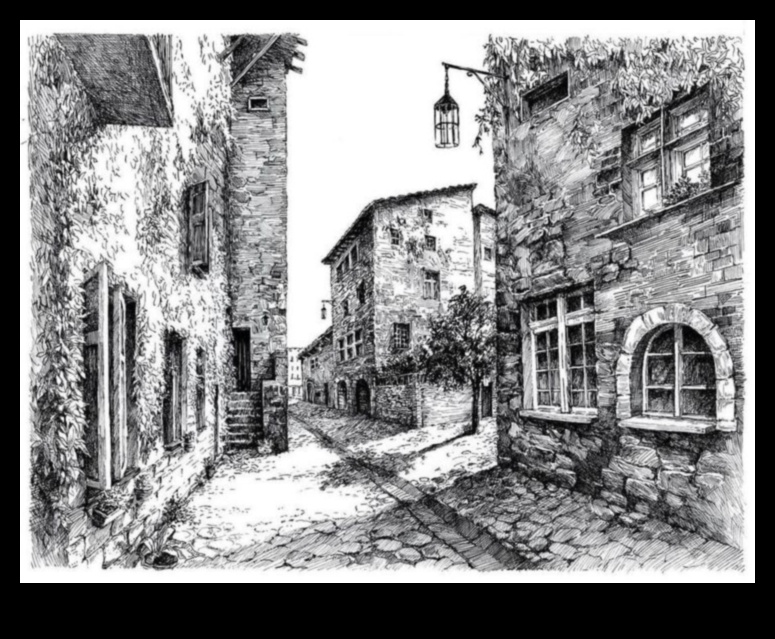 Street Corners and Cobblestones: Sketching Urban Details