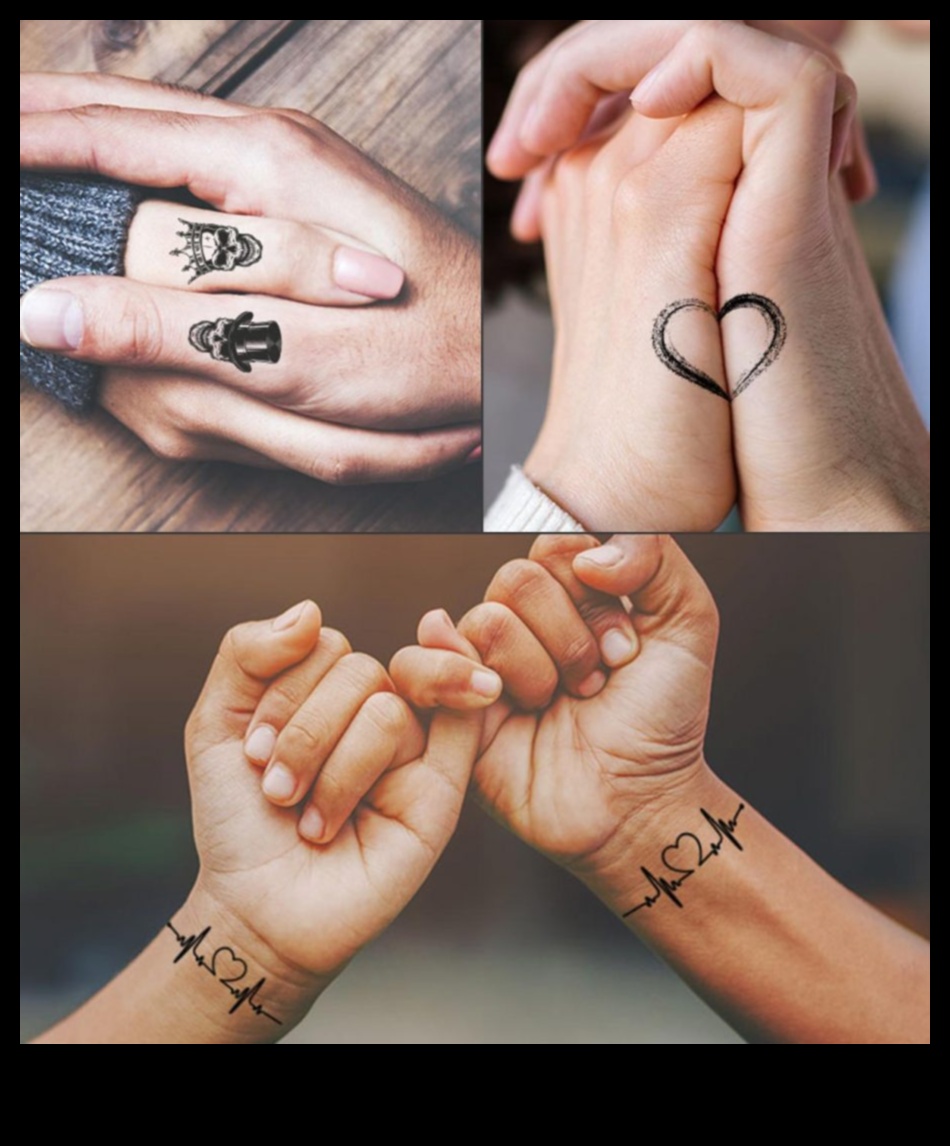 Whispers of Love: Ζευγάρι Τατουάζ που μιλούν με γλώσσα αφοσίωσης