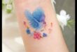 Brushed Elegance: Artistry in Vibrant Watercolor Tattoos