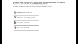 Jungle Journals: Animal Tattoo Narratives Explored