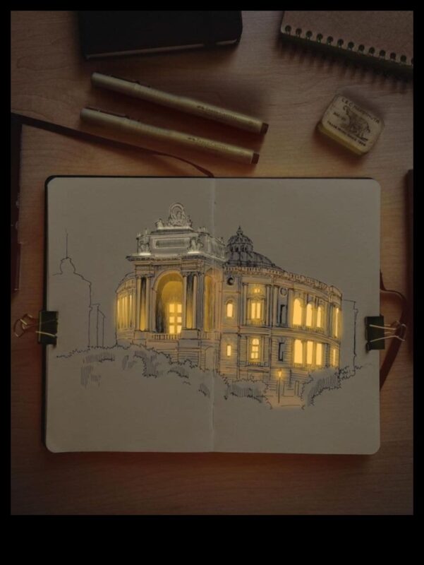 The Play of Light: Achieving Luminosity in Ink Drawings